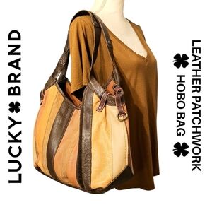 Lucky Brand Multicolor Leather Hobo Bag